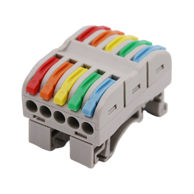 5 In 5 Out PC DIN Rail Terminal ຕົວເຊື່ອມຕໍ່ດ່ວນ