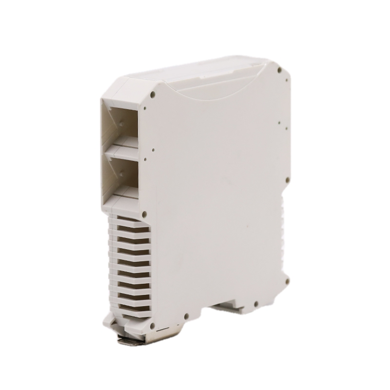 DIN Rail White IP20 Module ການຫຸ້ມຫໍ່ທີ່ຢູ່ອາໄສ