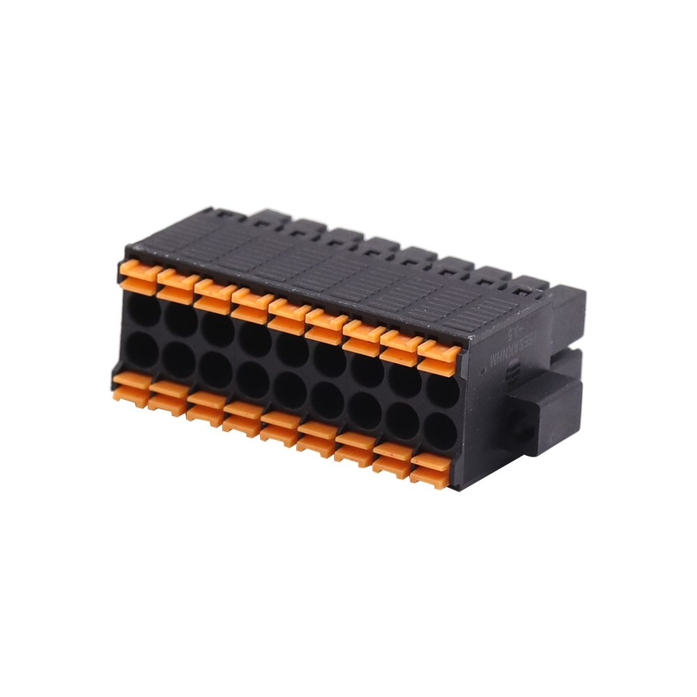 Screwless Pluggable Terminal Block 3.5MM ປະເພດຊາຍ