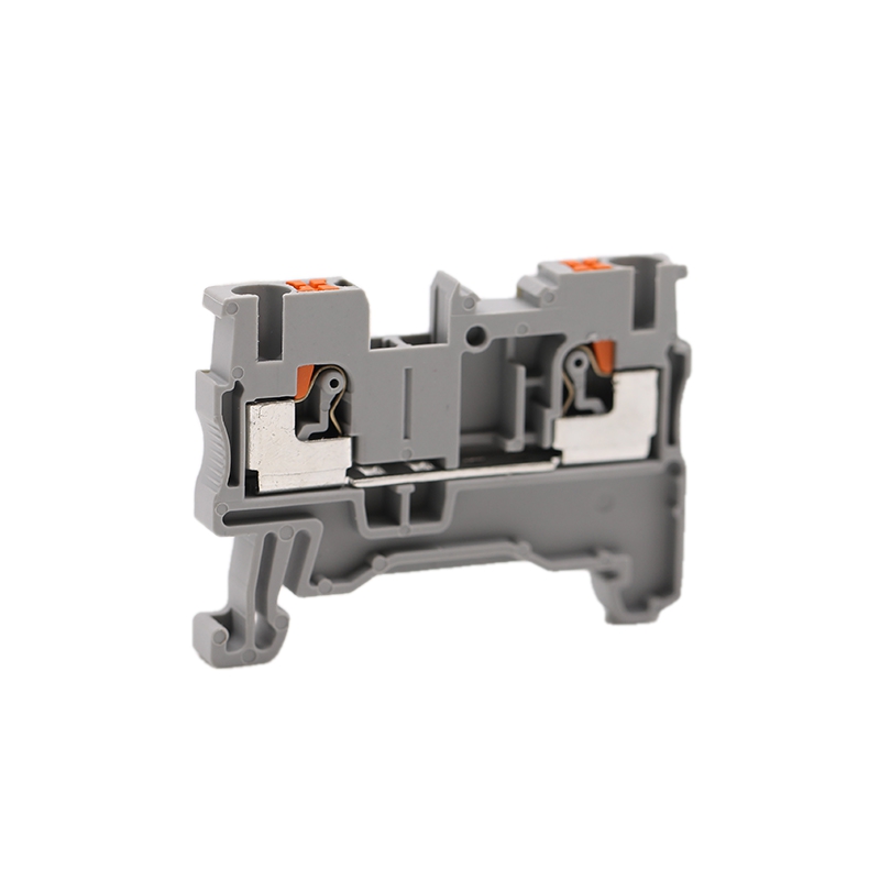 Spring Type Rail Terminal Block Din Rail Mounted