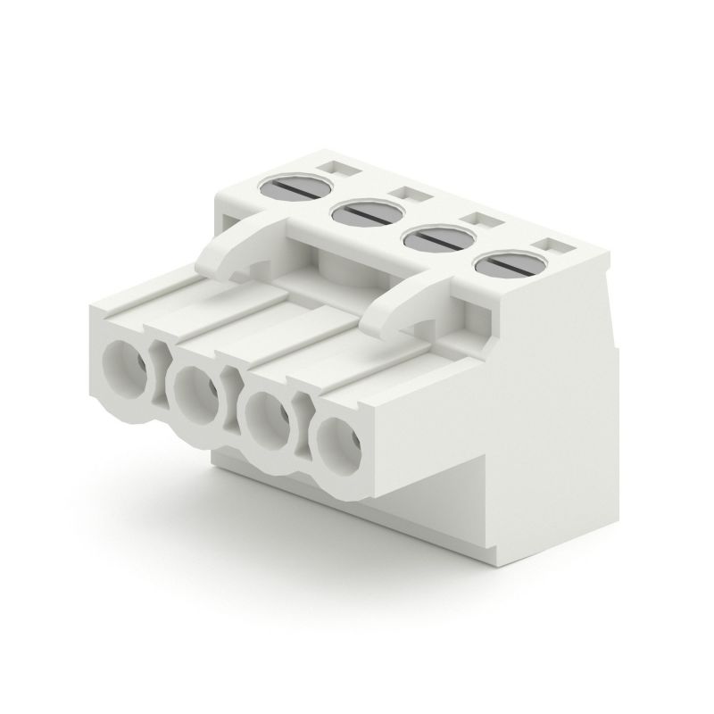 Terminal Block ສໍາລັບ Din Rail Enclosure ສີສີຂາວ